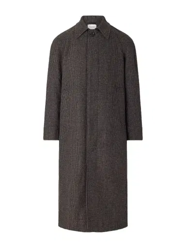 Oliver Spencer Lothian Houndstooth Tweed Coat - Men | Thumbnail 1 Oliver Spencer Lothian Houndstooth Tweed Coat - Men | Thumbnail 1