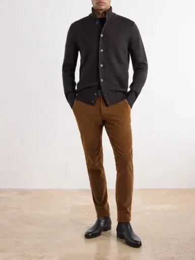 Slowear Straight-Leg Cotton-Blend Corduroy Trousers - Men | Thumbnail 2 Slowear Straight-Leg Cotton-Blend Corduroy Trousers - Men | Thumbnail 2