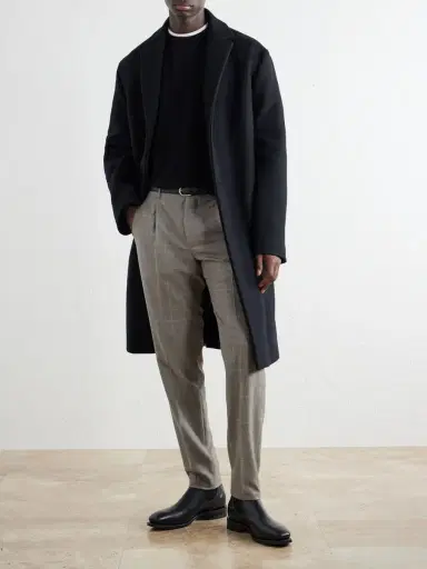 Slowear Tapered Prince of Wales Checked Wool and Cashmere-Blend Trousers - Men | Thumbnail 2 Slowear Tapered Prince of Wales Checked Wool and Cashmere-Blend Trousers - Men | Thumbnail 2