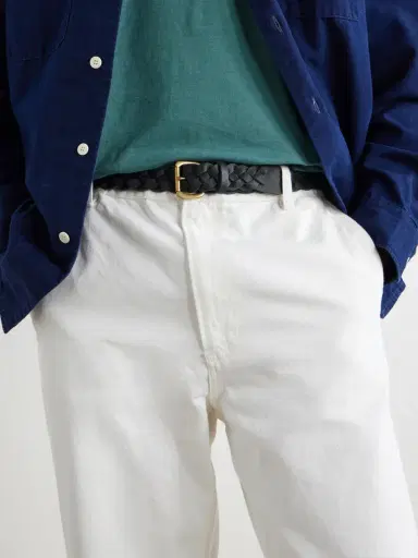 Visvim 3cm Braided Leather Belt - Men | Thumbnail 2 Visvim 3cm Braided Leather Belt - Men | Thumbnail 2