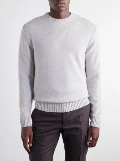Slowear Virgin Wool Crewneck Sweater - Men | Thumbnail 3 Slowear Virgin Wool Crewneck Sweater - Men | Thumbnail 3