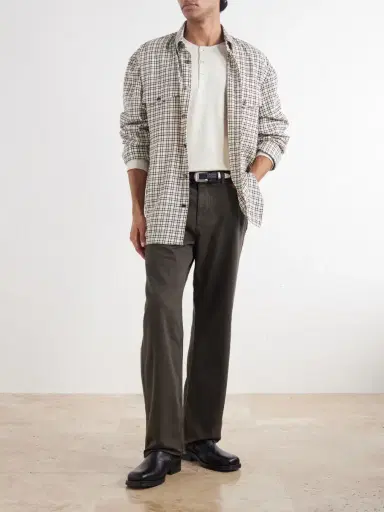 NN07 Otis 1874 Straight-Leg Organic Cotton-Gabardine Trousers - Men | Thumbnail 2 NN07 Otis 1874 Straight-Leg Organic Cotton-Gabardine Trousers - Men | Thumbnail 2