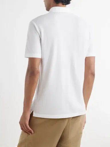 Slowear Incotex Zanone Slim-Fit IceCotton Polo Shirt - Men | Thumbnail 4 Slowear Incotex Zanone Slim-Fit IceCotton Polo Shirt - Men | Thumbnail 4