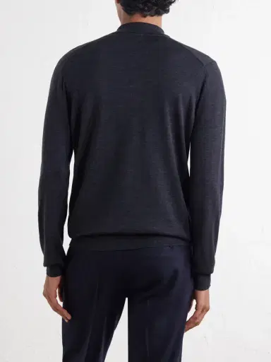 Sunspel Merino Wool Sweater - Men | Thumbnail 4 Sunspel Merino Wool Sweater - Men | Thumbnail 4
