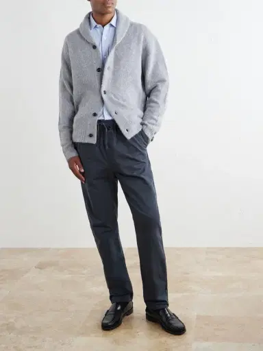Hartford Joggy Straight-Leg Cotton Gabardine Trousers - Men | Thumbnail 2 Hartford Joggy Straight-Leg Cotton Gabardine Trousers - Men | Thumbnail 2