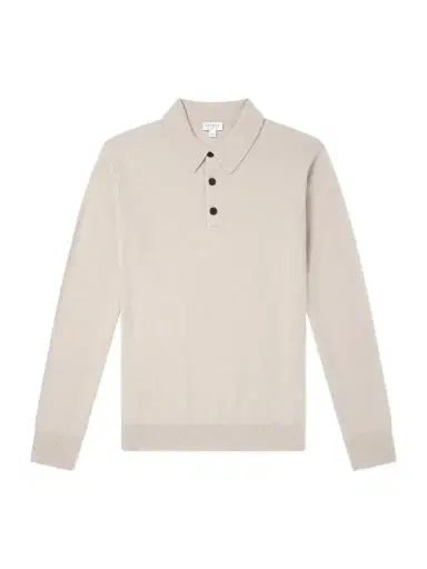 Sunspel Cashmere Polo-Shirt - Men | Thumbnail 1 Sunspel Cashmere Polo-Shirt - Men | Thumbnail 1