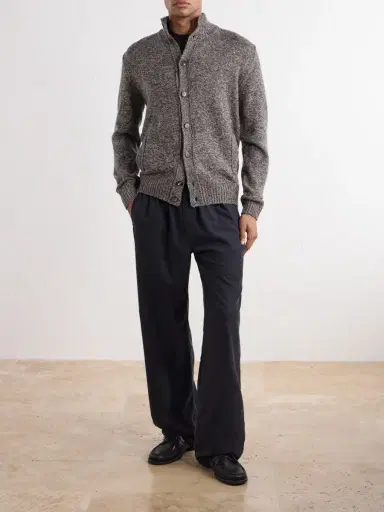 Slowear Turtleneck Virgin Wool Cardigan - Men | Thumbnail 2 Slowear Turtleneck Virgin Wool Cardigan - Men | Thumbnail 2