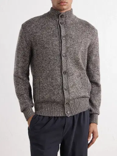 Slowear Turtleneck Virgin Wool Cardigan - Men | Thumbnail 3 Slowear Turtleneck Virgin Wool Cardigan - Men | Thumbnail 3