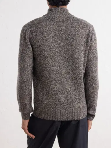Slowear Turtleneck Virgin Wool Cardigan - Men | Thumbnail 4 Slowear Turtleneck Virgin Wool Cardigan - Men | Thumbnail 4