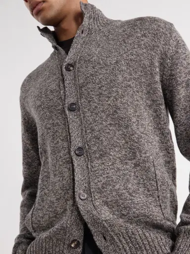 Slowear Turtleneck Virgin Wool Cardigan - Men | Thumbnail 5 Slowear Turtleneck Virgin Wool Cardigan - Men | Thumbnail 5
