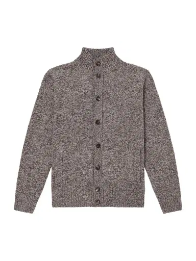 Slowear Turtleneck Virgin Wool Cardigan - Men | Thumbnail 1 Slowear Turtleneck Virgin Wool Cardigan - Men | Thumbnail 1