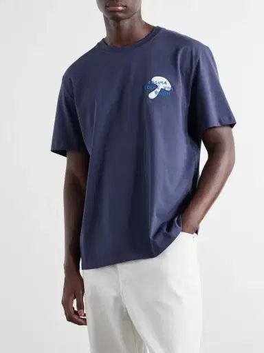 Loewe Embroidered Cotton-Jersey T-Shirt - Men | Thumbnail 3 Loewe Embroidered Cotton-Jersey T-Shirt - Men | Thumbnail 3