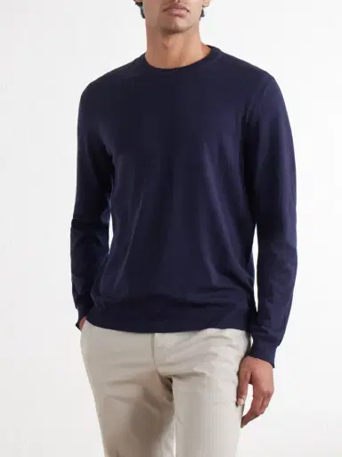 Slowear Zanone Slim-Fit Flexwool Sweater - Men | Thumbnail 3 Slowear Zanone Slim-Fit Flexwool Sweater - Men | Thumbnail 3
