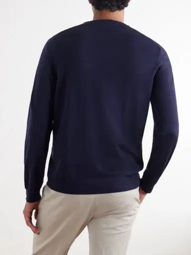 Slowear Zanone Slim-Fit Flexwool Sweater - Men | Thumbnail 4 Slowear Zanone Slim-Fit Flexwool Sweater - Men | Thumbnail 4