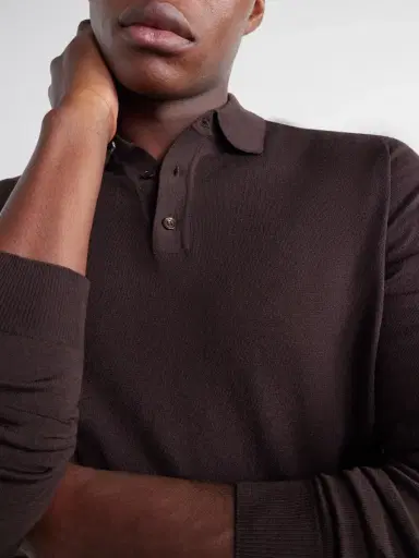 Slowear Zanone Slim-Fit Flexwool Polo Shirt - Men | Thumbnail 5 Slowear Zanone Slim-Fit Flexwool Polo Shirt - Men | Thumbnail 5