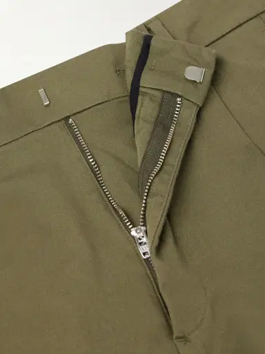 NN07 Kay 1420 Wide-Leg Pleated Organic Cotton-Blend Twill Trousers - Men | Thumbnail 6 NN07 Kay 1420 Wide-Leg Pleated Organic Cotton-Blend Twill Trousers - Men | Thumbnail 6