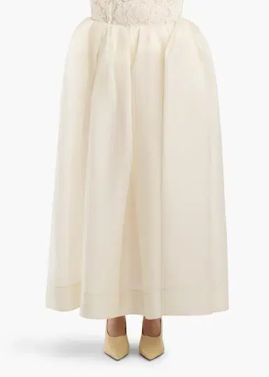 Khaite Adara Skirt In Cream | Thumbnail 3 Khaite Adara Skirt In Cream | Thumbnail 3