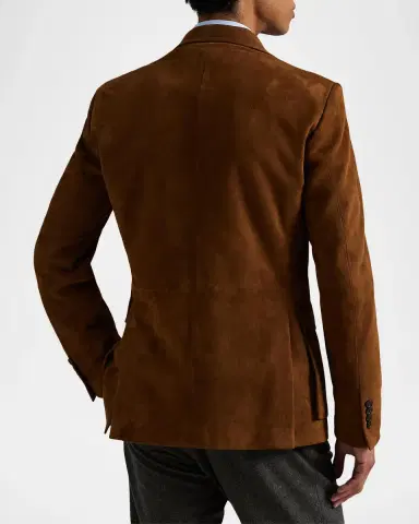 Polo Ralph Lauren Men's The RL67 Suede Two-Button Sport Jacket | Thumbnail 3 Polo Ralph Lauren Men's The RL67 Suede Two-Button Sport Jacket | Thumbnail 3