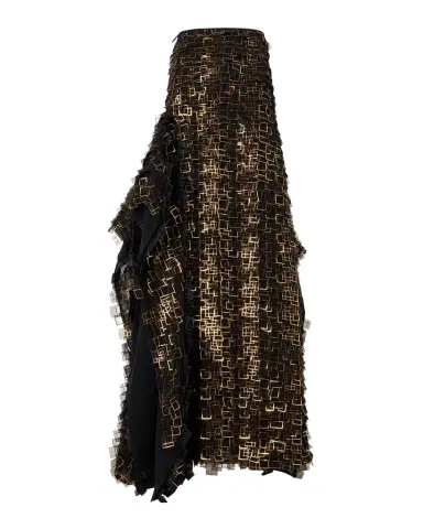 Akris Geometric Lattice Maxi Skirt | Thumbnail 1 Akris Geometric Lattice Maxi Skirt | Thumbnail 1
