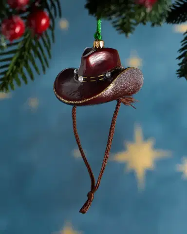 Exclusive Cowboy Hat Christmas Ornament | Thumbnail 1 Exclusive Cowboy Hat Christmas Ornament | Thumbnail 1