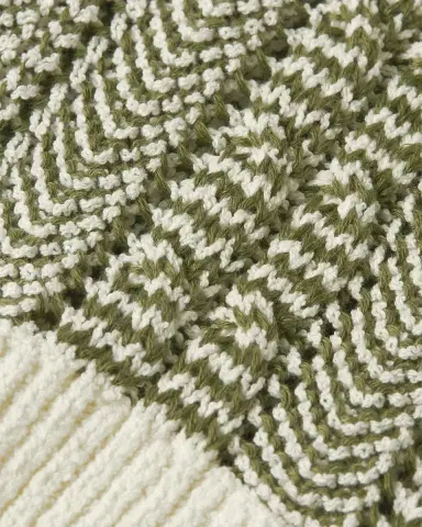Scotch & Soda Men's Cable-Knit Johnny Collar Polo Sweater | Thumbnail 6 Scotch & Soda Men's Cable-Knit Johnny Collar Polo Sweater | Thumbnail 6