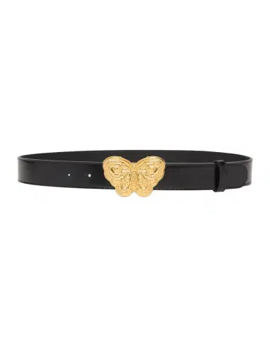 Valentino Garavani Butterfly Buckle Leather Belt 30MM | Thumbnail 3 Valentino Garavani Butterfly Buckle Leather Belt 30MM | Thumbnail 3