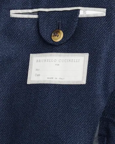 Brunello Cucinelli Men's Wool Flap Pocket Single-Breasted Suit Jacket | Thumbnail 6 Brunello Cucinelli Men's Wool Flap Pocket Single-Breasted Suit Jacket | Thumbnail 6