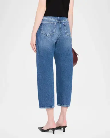 L'Agence Mallis Cropped Straight Jeans | Thumbnail 3 L'Agence Mallis Cropped Straight Jeans | Thumbnail 3
