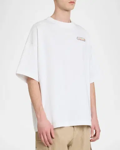 Casablanca Men's Casa Racing Graphic Oversized T-Shirt | Thumbnail 4 Casablanca Men's Casa Racing Graphic Oversized T-Shirt | Thumbnail 4