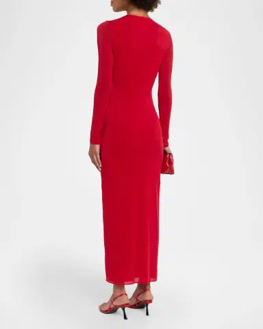 FFORME Selena Ruched Long-Sleeve Midi Dress | Thumbnail 3 FFORME Selena Ruched Long-Sleeve Midi Dress | Thumbnail 3