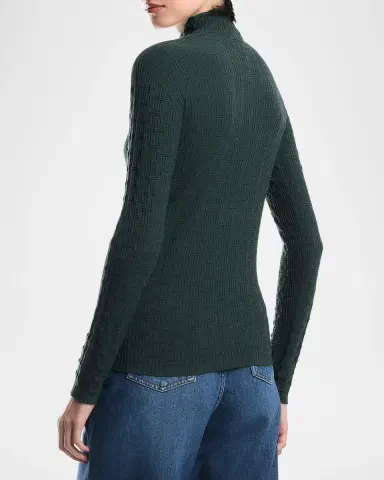 Emporio Armani Basketweave Sweater | Thumbnail 3 Emporio Armani Basketweave Sweater | Thumbnail 3