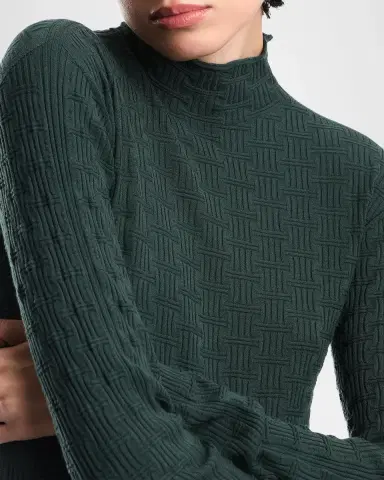 Emporio Armani Basketweave Sweater | Thumbnail 5 Emporio Armani Basketweave Sweater | Thumbnail 5
