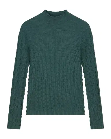 Emporio Armani Basketweave Sweater | Thumbnail 1 Emporio Armani Basketweave Sweater | Thumbnail 1