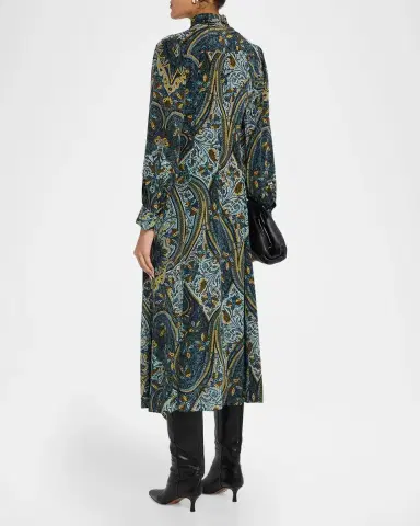 Ulla Johnson Sabrina Long-Sleeve Silk Maxi Dress | Thumbnail 3 Ulla Johnson Sabrina Long-Sleeve Silk Maxi Dress | Thumbnail 3