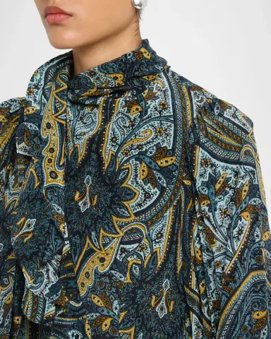 Ulla Johnson Sabrina Long-Sleeve Silk Maxi Dress | Thumbnail 7 Ulla Johnson Sabrina Long-Sleeve Silk Maxi Dress | Thumbnail 7