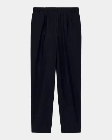 Emporio Armani Pinstriped Wool-Blend Straight-Leg Trousers | Thumbnail 3 Emporio Armani Pinstriped Wool-Blend Straight-Leg Trousers | Thumbnail 3