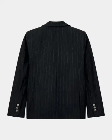 Emporio Armani Striped Wool-Blend Blazer | Thumbnail 3 Emporio Armani Striped Wool-Blend Blazer | Thumbnail 3