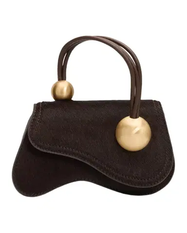 Cult Gaia Kazia Nano Calf Hair Top Handle Bag | Thumbnail 1 Cult Gaia Kazia Nano Calf Hair Top Handle Bag | Thumbnail 1