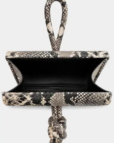 Ahikoza The Amina Snakeskin-Embossed Leather Top Handle Bag | Thumbnail 2 Ahikoza The Amina Snakeskin-Embossed Leather Top Handle Bag | Thumbnail 2