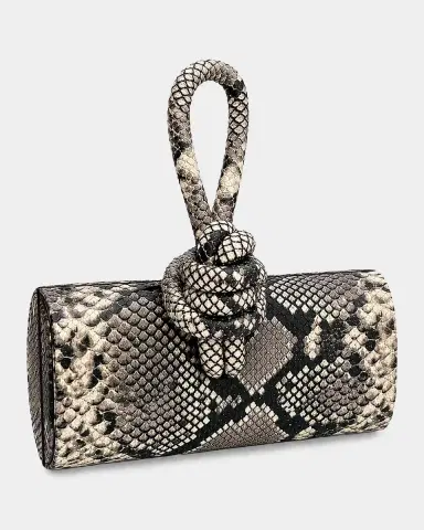 Ahikoza The Amina Snakeskin-Embossed Leather Top Handle Bag | Thumbnail 3 Ahikoza The Amina Snakeskin-Embossed Leather Top Handle Bag | Thumbnail 3