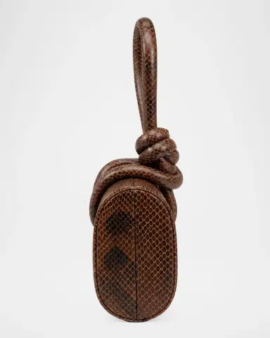Ahikoza The Amina Snakeskin-Embossed Leather Top Handle Bag | Thumbnail 6 Ahikoza The Amina Snakeskin-Embossed Leather Top Handle Bag | Thumbnail 6