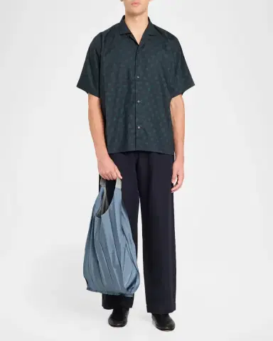 Issey Miyake Men's Guru Guru Packable Pleated Tote Bag | Thumbnail 10 Issey Miyake Men's Guru Guru Packable Pleated Tote Bag | Thumbnail 10