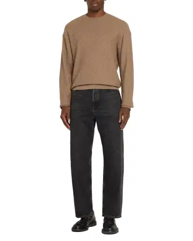 Frame Textured Wool Crewneck Sweater | Thumbnail 6 Frame Textured Wool Crewneck Sweater | Thumbnail 6