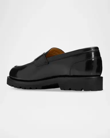 Allen Edmonds Men's Miller Reserve Leather Lug-Sole Penny Loafers | Thumbnail 4 Allen Edmonds Men's Miller Reserve Leather Lug-Sole Penny Loafers | Thumbnail 4