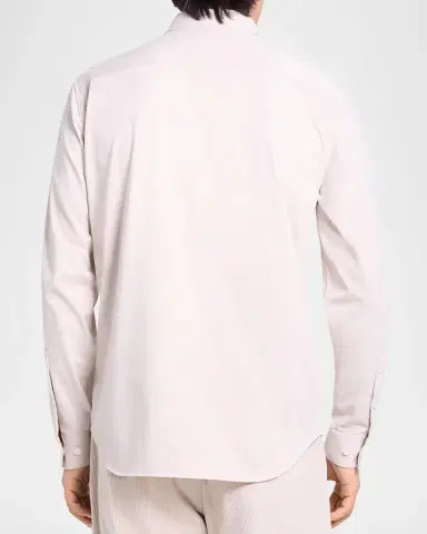 Theory Men's Sylvain Shirt in Structure Knit | Thumbnail 3 Theory Men's Sylvain Shirt in Structure Knit | Thumbnail 3