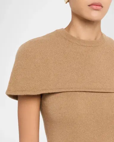 Simkhai Yuki Short-Sleeve Cashmere Cape Top | Thumbnail 5 Simkhai Yuki Short-Sleeve Cashmere Cape Top | Thumbnail 5