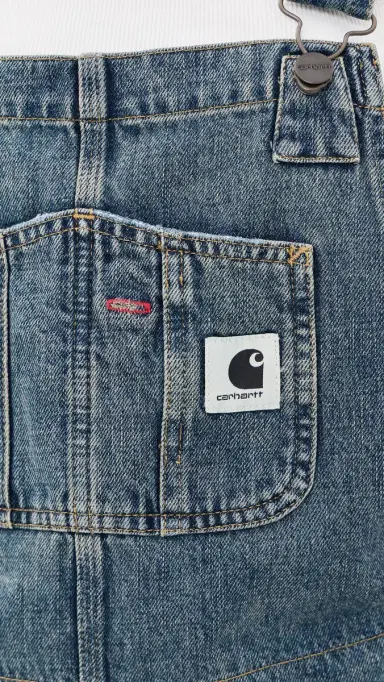 Carhartt WIP Straight Leg Bib Overalls | Thumbnail 6 Carhartt WIP Straight Leg Bib Overalls | Thumbnail 6