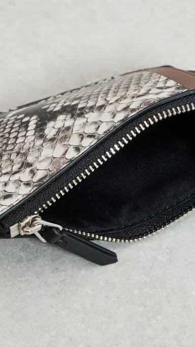 Veronica Beard Snake Embossed Zip Card Holder | Thumbnail 5 Veronica Beard Snake Embossed Zip Card Holder | Thumbnail 5