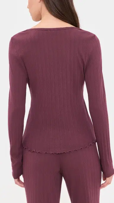 Eberjey Pointelle Henley | Thumbnail 3 Eberjey Pointelle Henley | Thumbnail 3