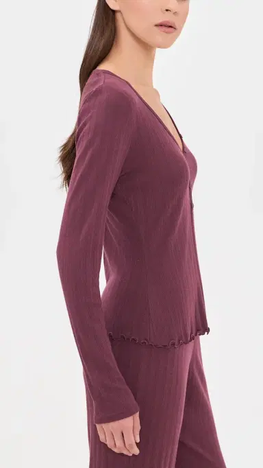 Eberjey Pointelle Henley | Thumbnail 4 Eberjey Pointelle Henley | Thumbnail 4